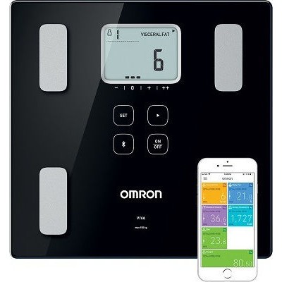 Omron VIVA Smart Ζυγαριά Black